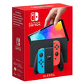 Nintendo Switch OLED-Konsole Neonblau, Schwarz, Fluoreszierendes Rot